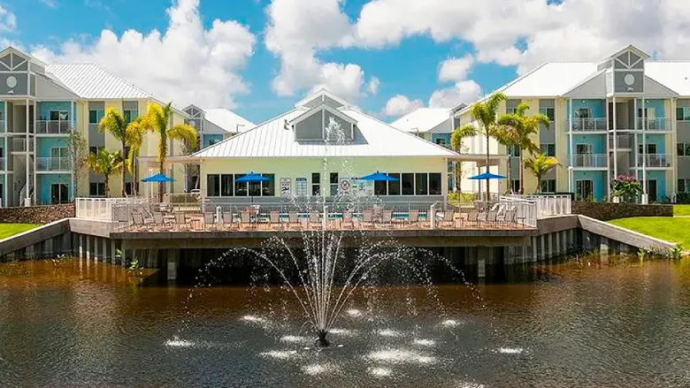 Wayfinding signage at Lake Worth, Miami, Florida