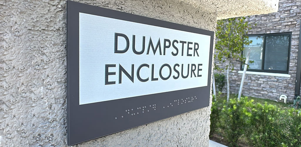 High-quality UV print signage