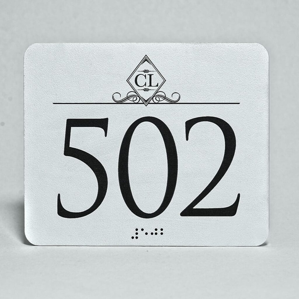 Apartment Number & Unit ID Signs